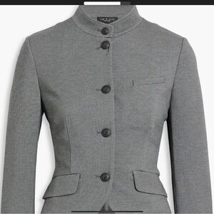 Rag & Bone Slade Ponte Gray Women's Blazer